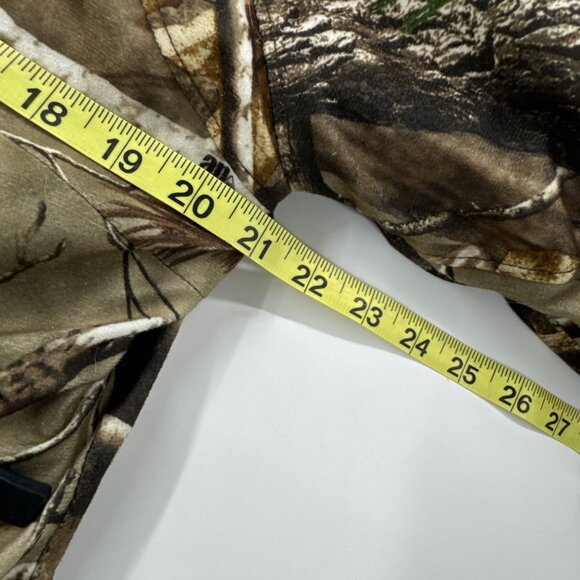 Game Winner Camo Hooded Jacket Womens Large Hunting Fleece Lined Full Zip Coat - Picture 7 of 13